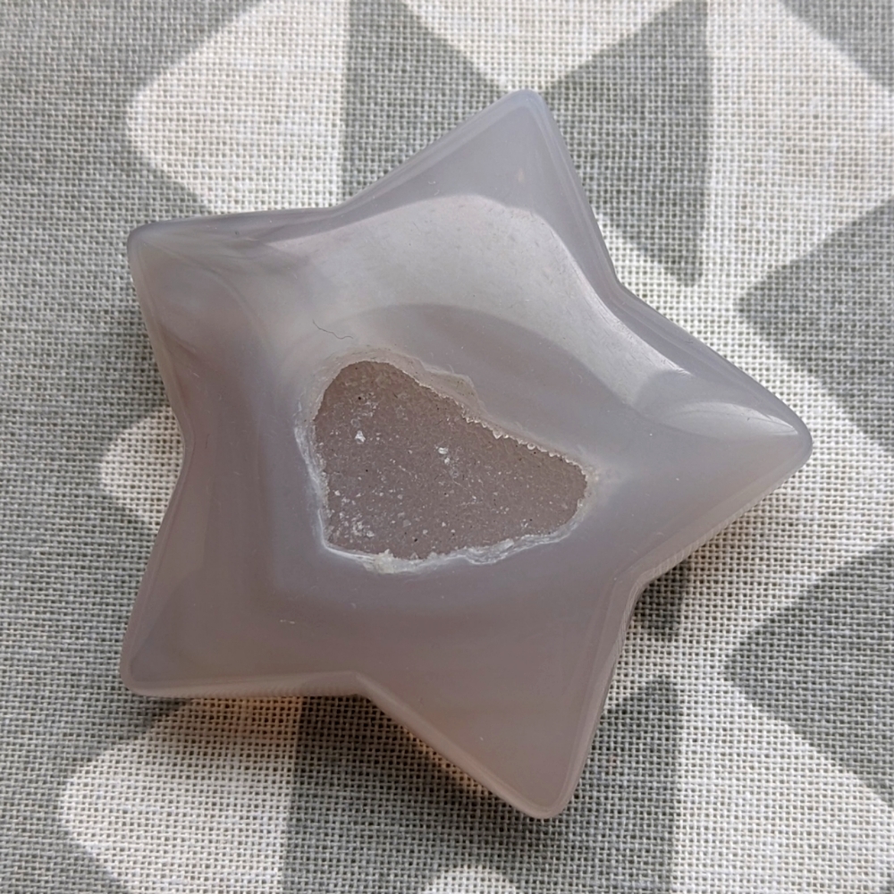 Druzy Agate Star